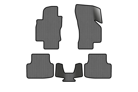Килимки EVA в салон авто для Octavia A7 AT Skoda 2013-2020 3 покоління Combi EU EVAtech SK3637CB5SGB