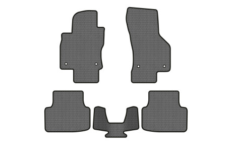 Килимки EVA в салон авто для Octavia A7 AT Skoda 2013-2020 3 покоління Combi EU EVAtech SK3637CG5AV4SGB