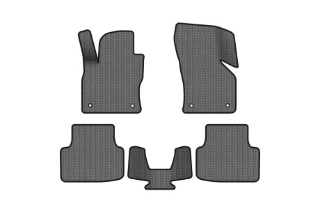 Килимки EVA в салон авто для Octavia A7 AT Skoda 2013-2020 3 покоління Combi EU EVAtech SK3637CN5AV4SGB