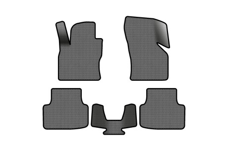 Килимки EVA в салон авто для Octavia A7 AT Skoda 2013-2020 3 покоління Combi EU EVAtech SK3637CN5SGB