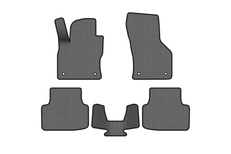 Килимки EVA в салон авто для Octavia A7 AT Skoda 2013-2020 3 покоління Combi EU EVAtech SK3637CR5AV4SGB