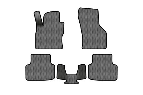 Килимки EVA в салон авто для Octavia A7 AT Skoda 2013-2020 3 покоління Combi EU EVAtech SK3637CR5SGB