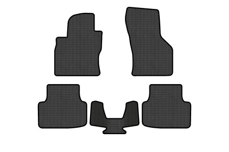 Килимки EVA в салон авто для Octavia A7 AT Skoda 2013-2020 3 покоління Combi EU EVAtech SK3637CS5SBB