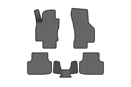 Килимки EVA в салон авто для Octavia A7 AT Skoda 2013-2020 3 покоління Combi EU EVAtech SK3637CV5AV4SGB