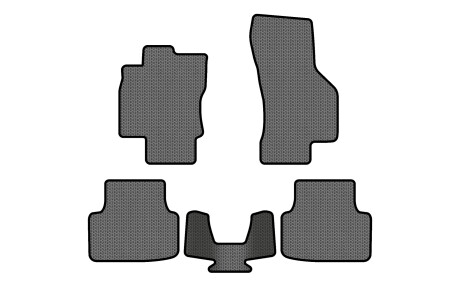 Килимки EVA в салон авто для Octavia A7 MT Skoda 2013-2020 3 покоління Combi EU EVAtech SK3638CG5SGB