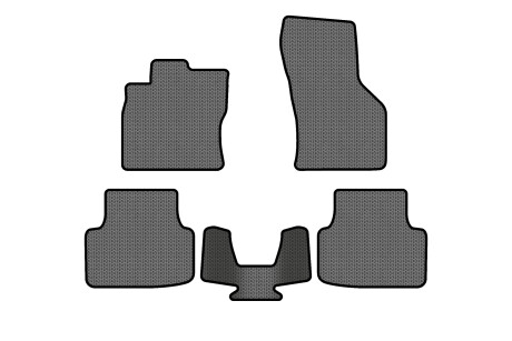 Килимки EVA в салон авто для Octavia A7 MT Skoda 2013-2020 3 покоління Combi EU EVAtech SK3638CS5SGB