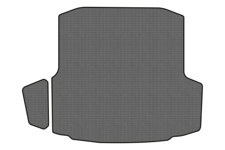 Килимок EVA в багажник авто для Octavia A7 AT Skoda 2013-2020 3 покоління Liftback EU EVAtech SK3639BE2SGB