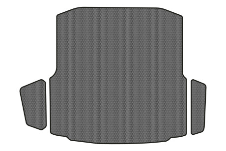 Килимок EVA в багажник авто для Octavia A7 AT Skoda 2013-2020 3 покоління Liftback EU EVAtech SK3639BG3SGB