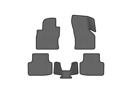 Килимки EVA в салон авто для Octavia A7 AT Skoda 2013-2020 3 покоління Liftback EU EVAtech SK3639CP5AV4SGB