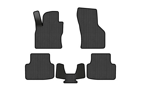 Килимки EVA в салон авто для Octavia A7 AT Skoda 2013-2020 3 покоління Liftback EU EVAtech SK3639CR5SBB