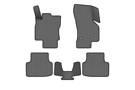 Килимки EVA в салон авто для Octavia A7 MT Skoda 2013-2020 3 покоління Liftback EU EVAtech SK3640C5AV4SGB