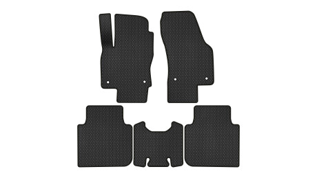 Килимки EVA в салон авто для Kodiaq 7 seats Skoda 2016-2021 1 покоління SUV EU EVAtech SK3721CL5AV4RBB