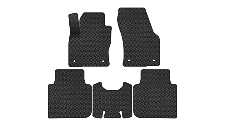 Килимки EVA в салон авто для Kodiaq 7 seats Skoda 2016-2021 1 покоління SUV EU EVAtech SK3721CR5AV4RBB (фото 1)