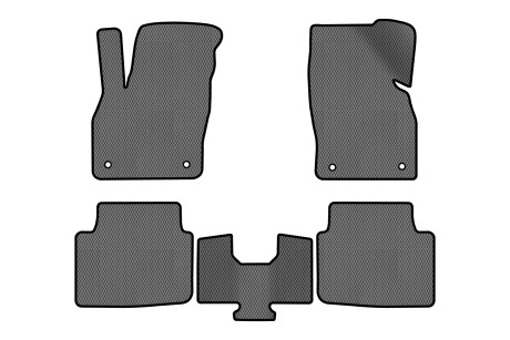 Килимки EVA в салон авто для Kamiq Skoda 2019 1 покоління SUV EU EVAtech SK51435C5AV4RGB