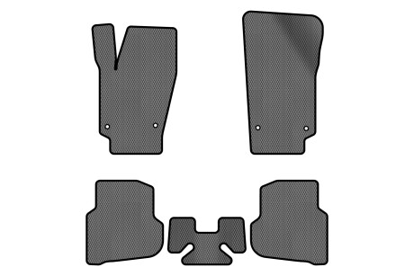 Килимки EVA в салон авто для Ibiza 6J Seat 2008-2017 4 покоління Combi EU EVAtech ST12248C5AV4RGB