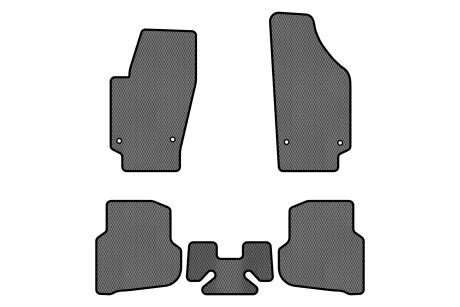Килимки EVA в салон авто для Ibiza 6J Seat 2008-2017 4 покоління Combi EU EVAtech ST12248CG5AV4RGB