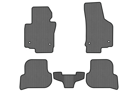 Килимки EVA в салон авто для Leon 1P Seat 2005-2012 2 покоління Htb EU EVAtech ST1730CG5AV4SGB