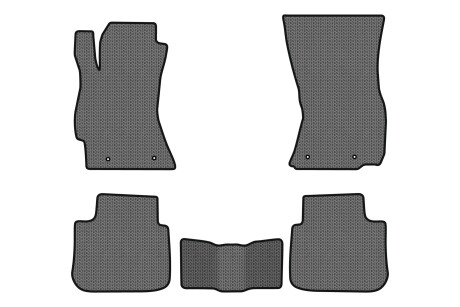 Коврики EVA в салон авто для Outback BS Subaru 2014-2019 5 поколения Combi USA EVAtech SU11521C5LA4SGB