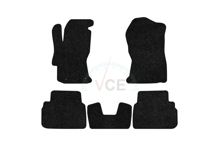 Ворсовые коврики Standard в салон авто для Subaru Impreza (GT) 2016 5 поколения Htb USA черный кант EVAtech SU13370C5LA2VEB (фото 1)