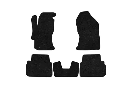 Ворсові килимки Standard в салон авто для Subaru Impreza (GT) 2016 5 покоління Htb USA чорний кант EVAtech SU13370CV5LA2VEB