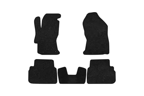 Ворсові килимки Premium в салон авто для Subaru Impreza (GT) 2016 5 покоління Htb USA чорний кант EVAtech SU13370CV5LA2VPB