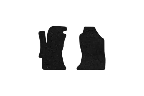 Ворсові килимки Standard в салон авто для Subaru XV (GT) 2017-2023 2 покоління SUV EU чорний кант EVAtech SU21656AV2LA2VEB