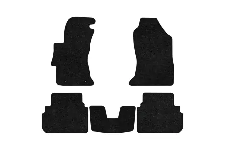 Ворсові килимки Standard в салон авто для Subaru XV (GT) 2017-2023 2 покоління SUV EU чорний кант EVAtech SU21656CG5LA2VEB