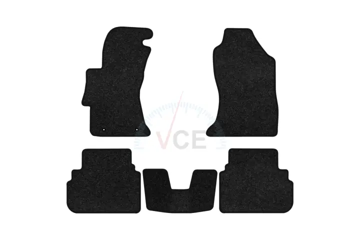 Ворсові килимки Premium в салон авто для Subaru XV (GT) 2017-2023 2 покоління SUV EU чорний кант EVAtech SU21656CG5LA2VPB (фото 1)