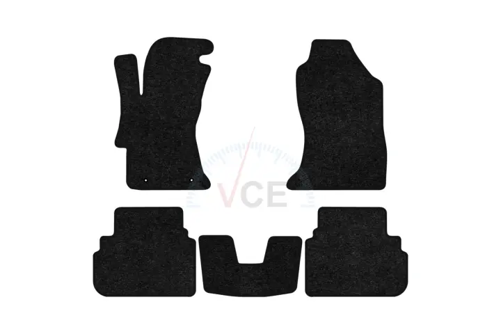 Ворсові килимки Standard в салон авто для Subaru XV (GT) 2017-2023 2 покоління SUV EU чорний кант EVAtech SU21656CV5LA2VEB (фото 1)