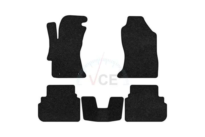 Ворсові килимки Premium в салон авто для Subaru XV (GT) 2017-2023 2 покоління SUV EU чорний кант EVAtech SU21656CV5LA2VPB (фото 1)