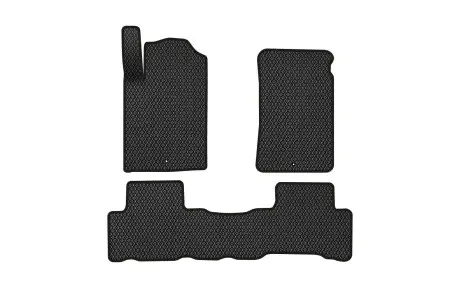 Коврики EVA в салон авто для Rexton Y200 2 clips SsangYong 2001-2006 1 поколение SUV EU EVAtech SY13784Z3RBB
