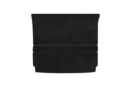 Ворсовый коврик Premium в багажнике авто для SsangYong Rexton W (Y290) 7 seats Restyling 2012-2017 1 поколение SUV EU черный кант EVAtech SY43604BE3VPB