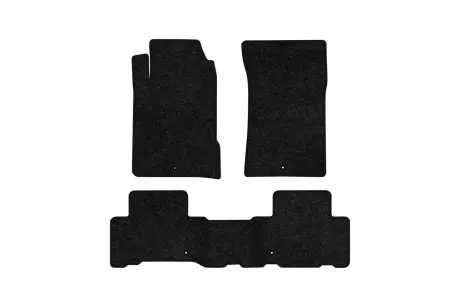 Ворсовые коврики Standard в салон авто для SsangYong Rexton W (Y290) 7 seats Restyling 2012-2017 1 поколение SUV EU черный кант EVAtech SY43604Z3CP4VEB