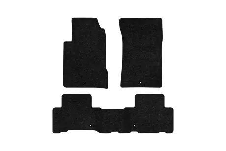 Ворсовые коврики Standard в салон авто для SsangYong Rexton W (Y290) 7 seats Restyling 2012-2017 1 поколение SUV EU черный кант EVAtech SY43604ZB3CP4VEB