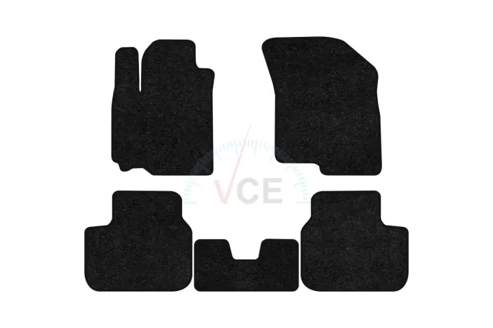 Ворсовые коврики Standard в салон авто для Suzuki Swift (AZG) 2010-2017 5 поколения Htb EU черный кант EVAtech SZ51773CV5VEB (фото 1)