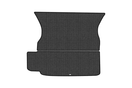 Коврик EVA в багажник авто для Model X 7 seats Restyling Tesla 2021 1 поколение SUV USA EVAtech TA44093BG2SBB