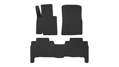 Килимки EVA в салон авто для Land Cruiser 200 7 seats Toyota 2007-2013 1 покоління SUV EU EVAtech TY31619Z3LA4RBB