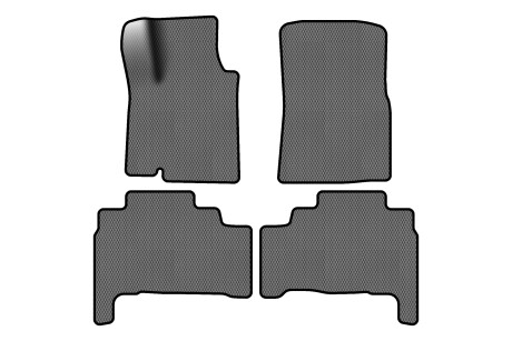 Килимки EVA в салон авто для Land Cruiser 200 7 seats Restyling Toyota 2013-2021 1 покоління SUV EU EVAtech TY31634PDC4RGB