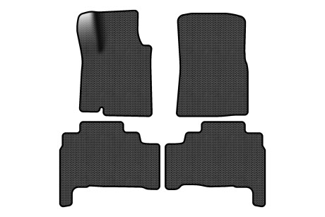 Килимки EVA в салон авто для Land Cruiser 200 7 seats Restyling Toyota 2013-2021 1 покоління SUV EU EVAtech TY31634PDC4SBB