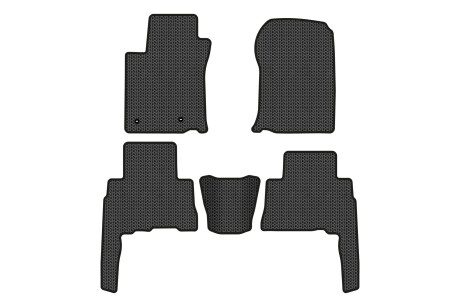 Килимки EVA в салон авто для Land Cruiser Prado 150 5 seats Restyling Toyota 2013-2023 4 покоління SUV EU EVAtech TY3253CB5TL2SBB