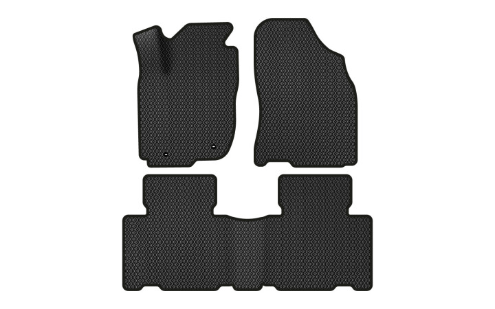 Килимки EVA в салон авто для RAV4 XA40 closed threshold Restyling Toyota 2016-2018 4 покоління SUV USA EVAtech TY33625ZE3TL2RBB (фото 1)