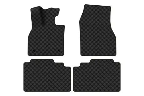 Коврики из экокожи ECO в салон авто для bZ4X EA10 Toyota 2022 1 поколение SUV EU EVAtech TY43774PDC4TL2BBB