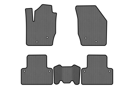 Килимки EVA в салон авто для XC90 Volvo 2002-2014 1 покоління SUV EU EVAtech VV1587CV5VL8SGB