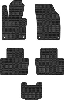 Килимки EVA в салон авто для XC90 7 seats Volvo 2014-2020 2 покоління SUV EU EVAtech VV31412CV5VL4RBB