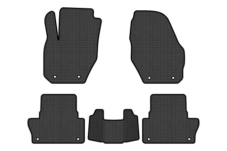 Коврики EVA в салон авто для XC60 Volvo 2008-2017 1 поколение SUV EU EVAtech VV3292CV5VL8SBB