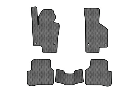 Коврики EVA в салон авто для CC Restyling Volkswagen 2012 1 поколение Sedan USA EVAtech VW11377CL5AV4SGB