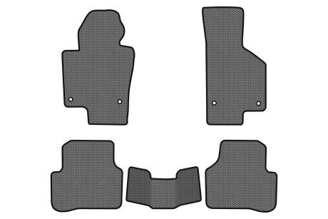 Коврики EVA в салон авто для CC Restyling Volkswagen 2012 1 поколение Sedan USA EVAtech VW11377CM5AV4SGB