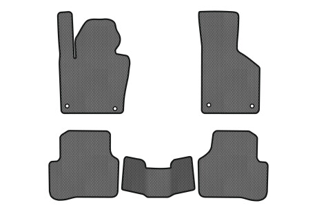 Коврики EVA в салон авто для CC Restyling Volkswagen 2012 1 поколение Sedan USA EVAtech VW11377CR5AV4RGB