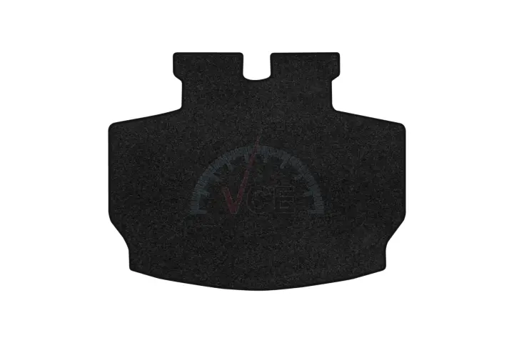 Ворсовый коврик Premium в багажник авто для Volkswagen Beetle 2011-2019 2 поколения Cabrio EU черный кант EVAtech VW11636B1VPB (фото 1)