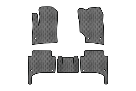 Коврики EVA в салон авто для Touareg 7L Restyling Volkswagen 2006-2010 1 поколение SUV EU EVAtech VW11897C5AV8SGB